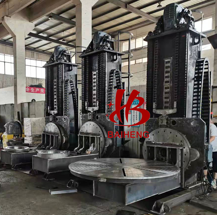 lifting type welding positioner tilt and rotation turning table column welding manipulator