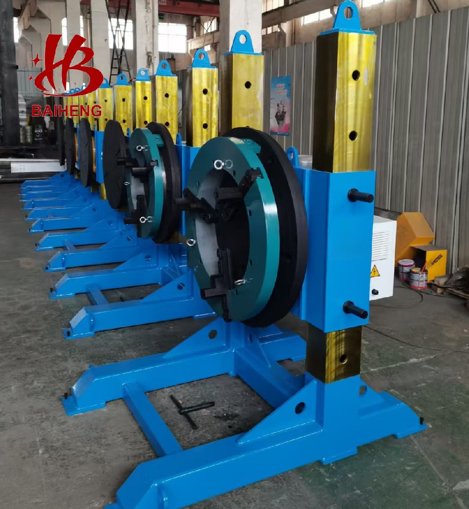1 ton lift turntable with chuck welding positioner lift column and boom
