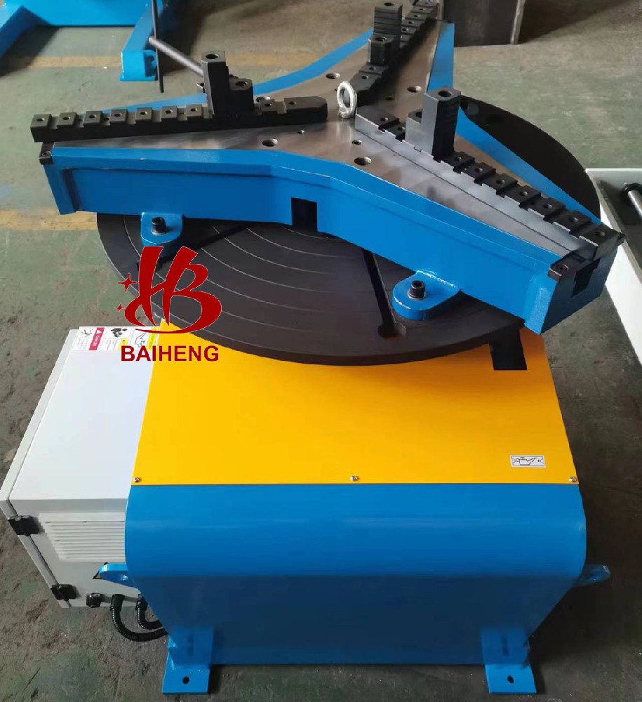 100kg small welding positioner turntable rotate table